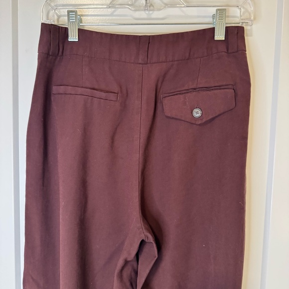 A New Day High Rise Wide Leg Pants Burgundy Size 4 - Picture 5 of 11